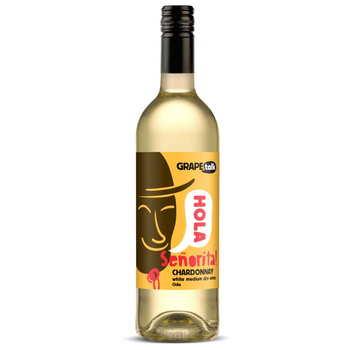 WINO GRAPE TALK HOLA SENORITA CHARDONNAY 12% B/PŁ 0,75L