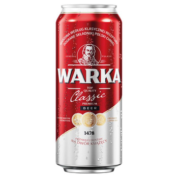 PIWO WARKA 0,5L PUSZ.  SZT.