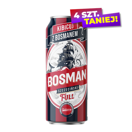 PIWO BOSMAN FULL 0,5L PUSZ. SZT.