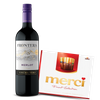 WINO FRONTERA MERLOT + CZEKOLADKI MERCI