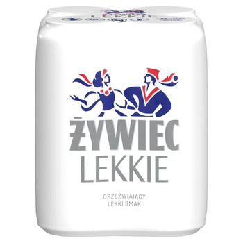 PIWO ŻYWIEC JASNE LEKKIE 0,5L 4PACK PUSZ.