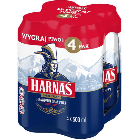 PIWO HARNAŚ 0,5L 4PACK PUSZ.