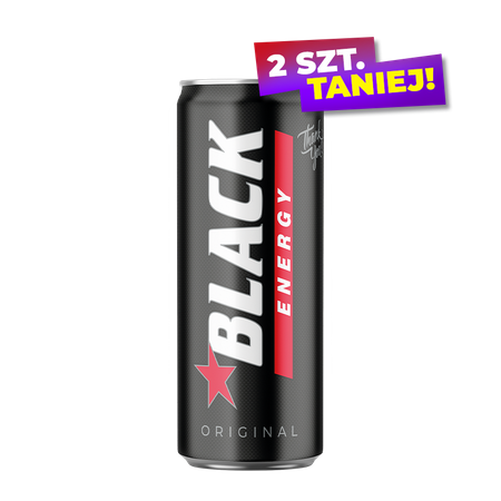 NAPÓJ BLACK ENERGY DRINK 0,25L PUSZKA