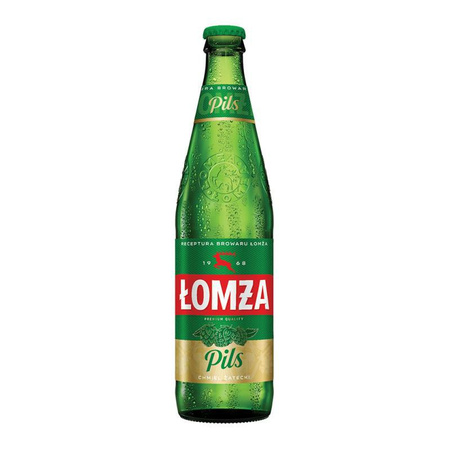 PIWO ŁOMŻA PILS 0,5L BUT. BZW.