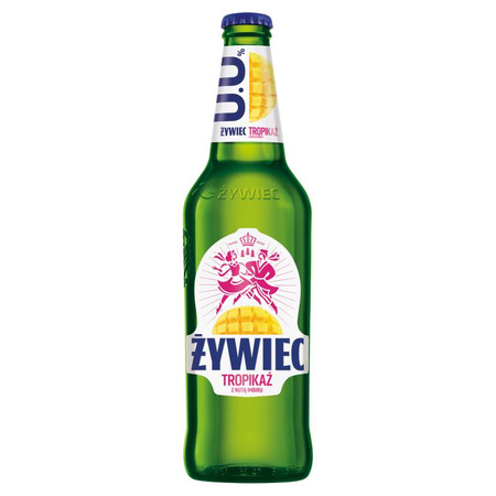 PIWO ŻYWIEC TROPIKAŻ IMBIR 0% 0,5L BUT. ZW.