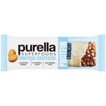 PURELLA BATON PROTEINOWY CHRUPIĄCE CIASTECZKO 45G