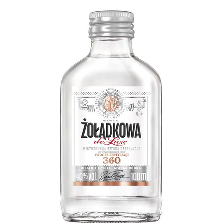 WÓDKA CZYSTA DE LUXE ŻOŁĄDKOWA GORZKA 0,10L 40%