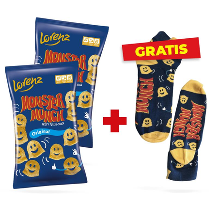 2X CHRUPKI MONSTER MUNCH 100G + SKARPETKI GRATIS