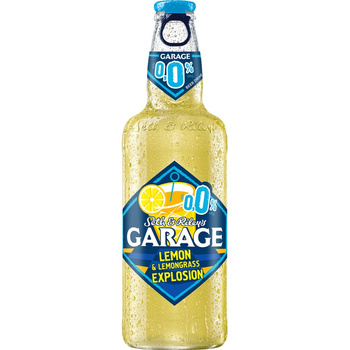 PIWO GARAGE LEMON & LEMONGRASS EXPLOSION 0% 0,4L BUT. BZW.