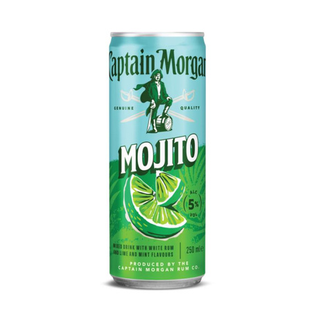 DRINK CAPTAIN MORGAN WHITE MOJITO 5% 0,25L