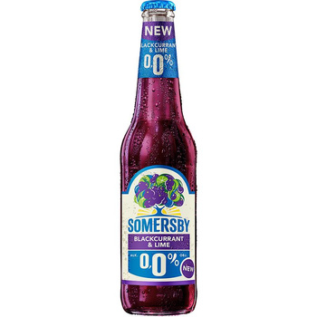 PIWO SOMERBY BLACK CURRANT&LIME 0% 0,4L BUT.BZW.