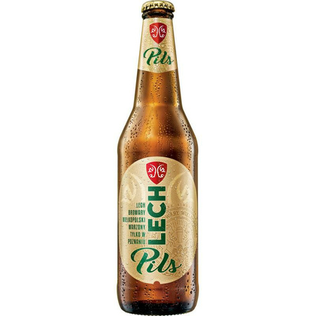 PIWO LECH PILS 0,5L BUT. ZW.