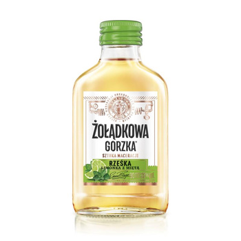 ŻOŁĄDKOWA GORZKA RZEŚKA LIMONKA Z MIĘTĄ 0,09L 28%