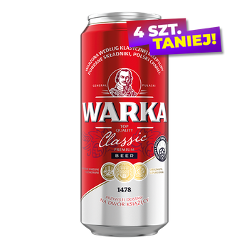 PIWO WARKA 0,5L PUSZ.  SZT.