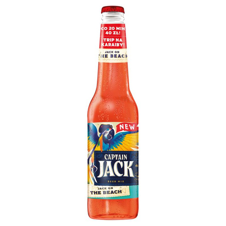 PIWO CAPTAIN JACK JACK ON THE BEACH 6% 0,4L BUT. BZW.