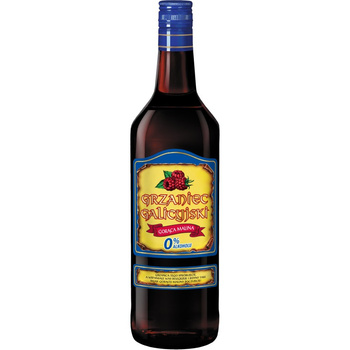 NAPÓJ WINNY GRZANIEC GALICYJSKI BEZALKOHOLOWY GORĄCA MALINA  1L