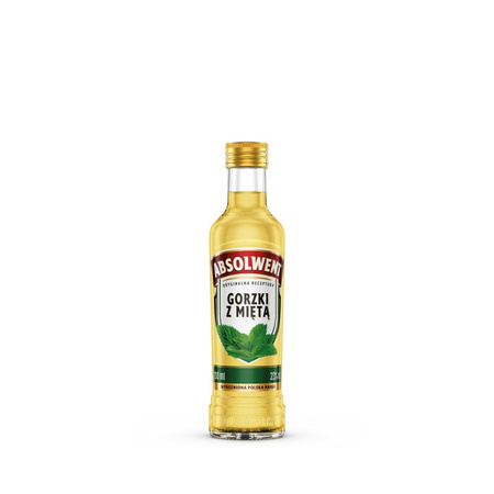 ABSOLWENT GORZKI Z MIĘTĄ 0,2L 23%