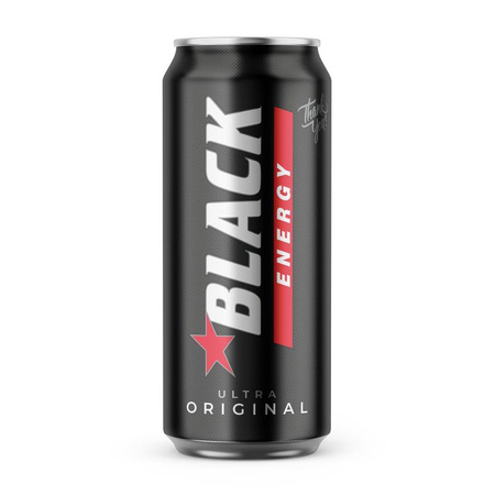 NAPÓJ BLACK ENERGY DRINK 500 ML PUSZ.