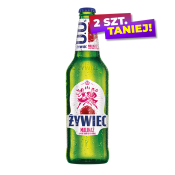 PIWO ŻYWIEC MALINAŻ &NUTA TRAWY CYTRYNOWEJ 0% 0,5L BUT ZW