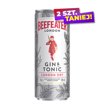 DRINK BEEFEATER GIN & TONIC 4,9% 0,25L PUSZ.