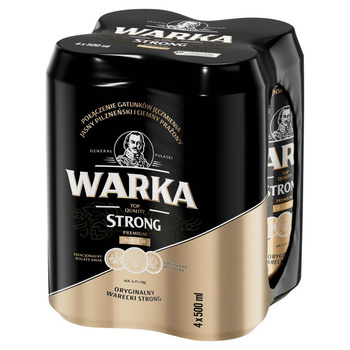 PIWO WARKA STRONG 0,5L 4PACK PUSZ.