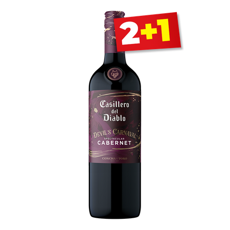 WINO CASILLERO DEVIL'S CARNAVAL SPECTACULAR CABERNET C/PW 0,75L