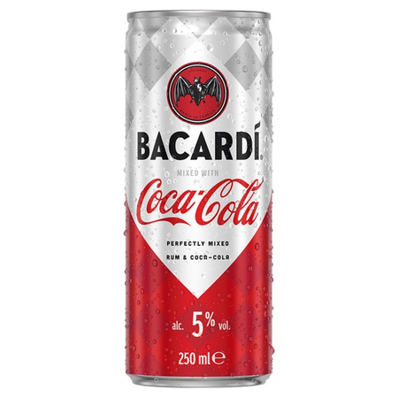 DRINK BACARDI RUM& COCA-COLA 5% 0,25L