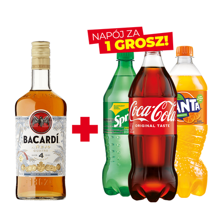 RUM BACARDI ANEJO CUATRO 40% 0,7L