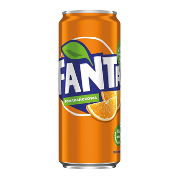 NAPÓJ FANTA ORANGE MNIEJ CUK.0,33L PUSZKA
