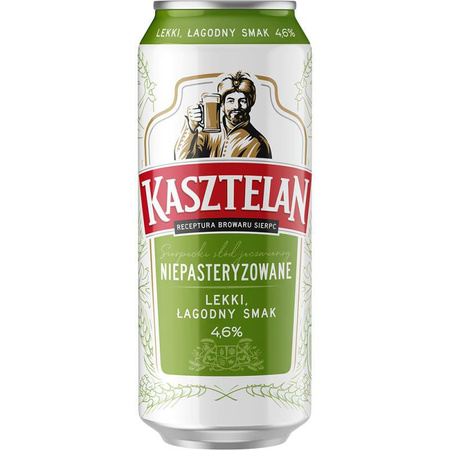 PIWO KASZTELAN NIEPASTERYZOWANY 0,5L PUSZ. SZT.