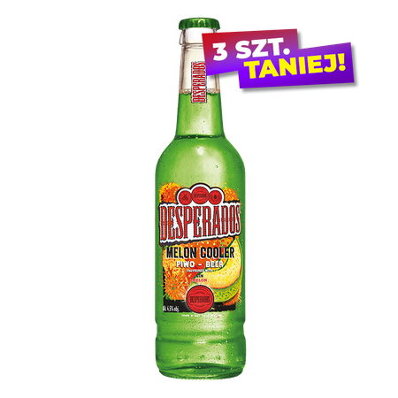 PIWO DESPERADOS MELON COOLER 4,5% 0,4L BUT. BZW.