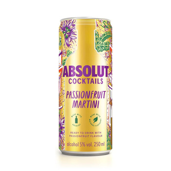 DRINK ABSOLUT PASSIONFRUIT MARTINI 5% 0,25L PUSZ.