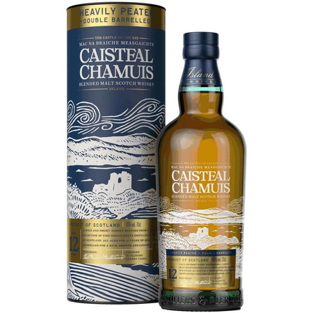 WHISKY CAISTEAL CHAMUIS 12YO BLENDED MALT 46% 0,7L TUBA