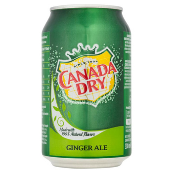 NAPÓJ CANADA DRY GINGER ALE GAZ 0,33L