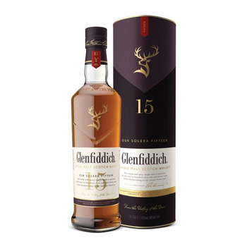 WHISKY GLENFIDDICH 15YO TUBA 0,7L