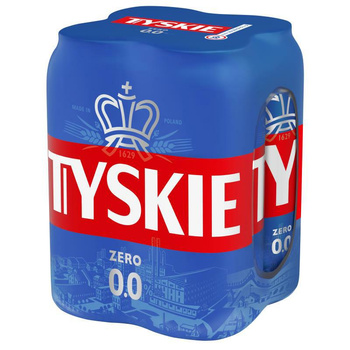 PIWO TYSKIE 0% 0,5L 4PACK PUSZ.