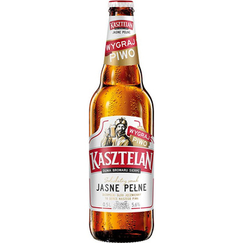 PIWO KASZTELAN JASNE PEŁNE 0,5L BUT. ZW.