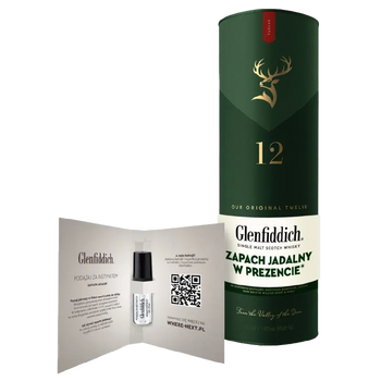 WHISKY GLENFIDDICH 12YO+TUBA 0,70L 40%