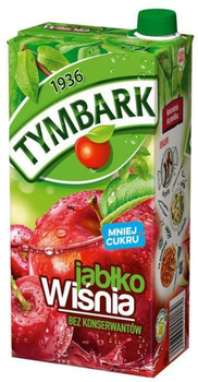 NAPÓJ JABŁ/WIŚNIA TYMBARK 1L KART.
