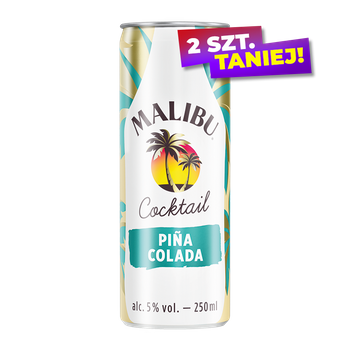 DRINK MALIBU PINA COLADA 5% 0,25L PUSZ.