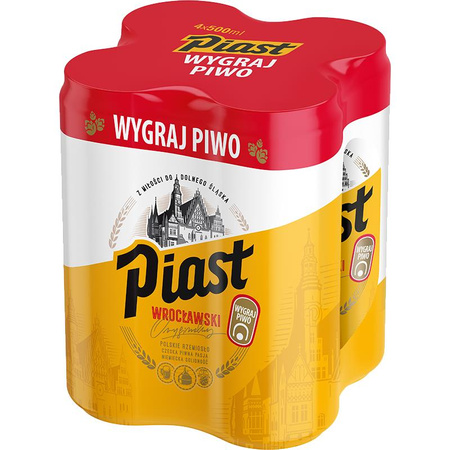 PIWO PIAST WROCŁAWSKI 4PACK PUSZ.