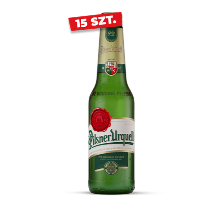 ZESTAW PIWO PILSNER URQUELL 0,5L BUT. BZW. 15 SZTUK