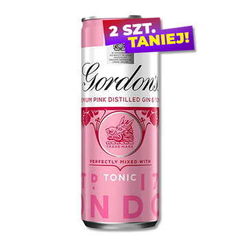 DRINK GORDON'S PINK&TONIC 6% 0,25L