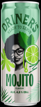 DRINER S MOJITO 4,6% 0,33L PUSZ.