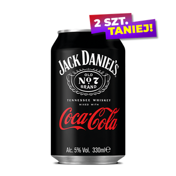 JACK DANIEL`S & COCA COLA 0,33L