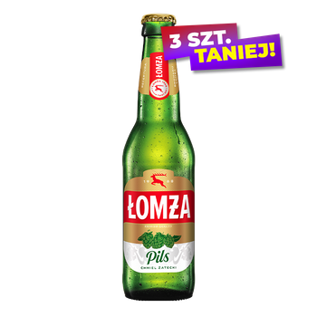 PIWO ŁOMŻA PILS 0,33L BUT.BZW.