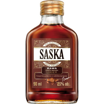 SASKA KAWA Z NUTĄ BRANDY 25% 0,09L