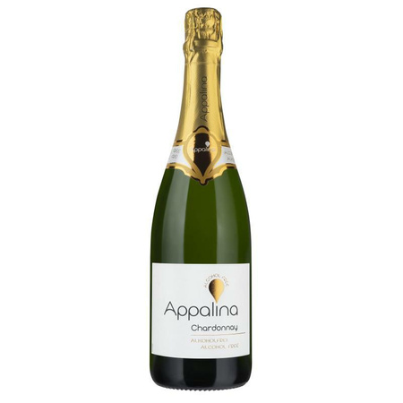 NAPÓJ WINNY APPALINA SPARKLING CHARDONNAY 0% 0,75L B/PS