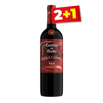 WINO CASILLERO DEVIL'S CARNAVAL FABULOUS RED C/PS 0,75L