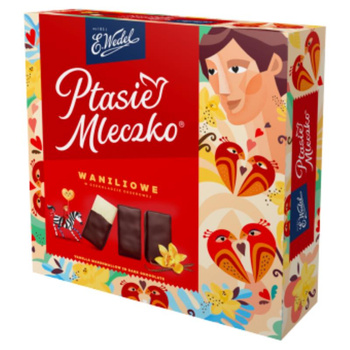 PTASIE MLECZKO WANILIOWE 340G WEDEL